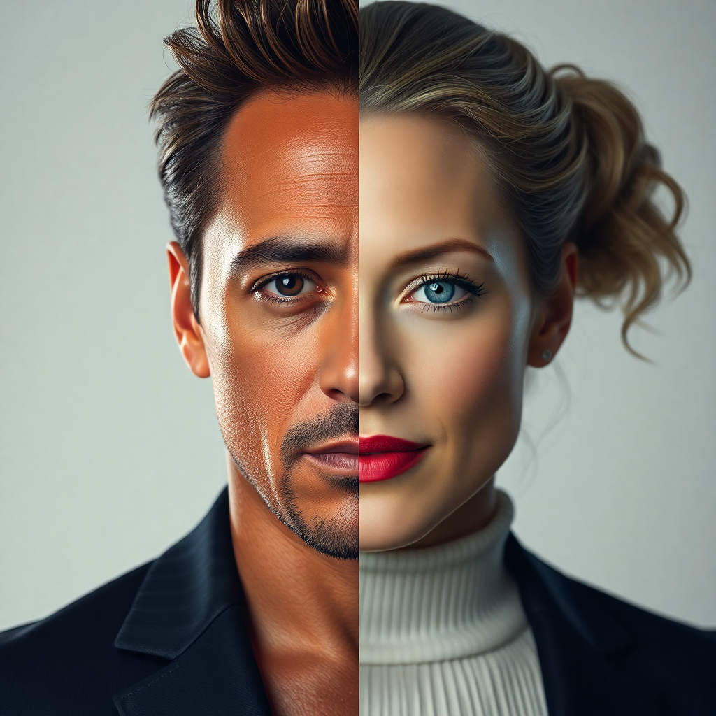 Challenge #8: AI-generated celebrity face blend