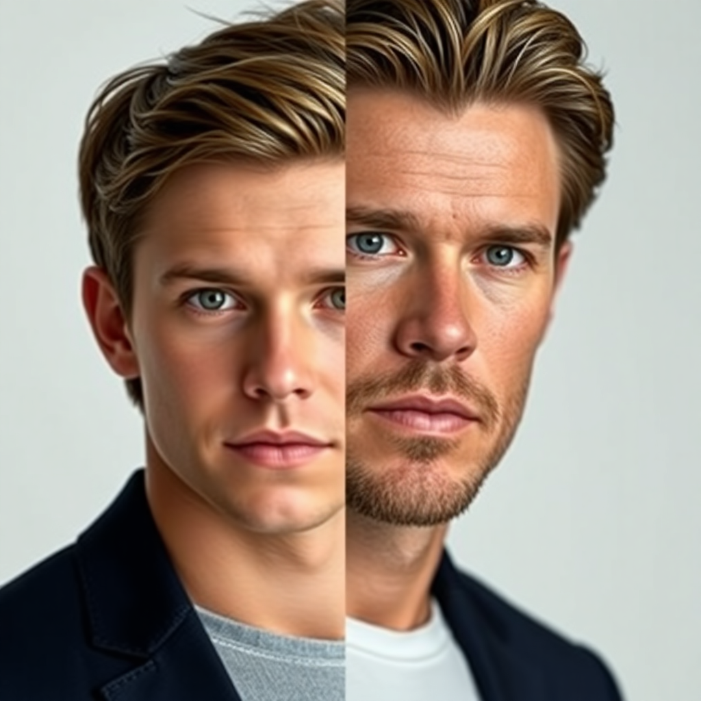 Challenge #253: AI-generated celebrity face blend